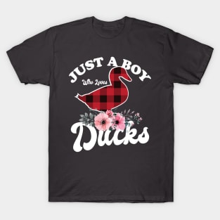 Just a Boy Who Love Ducks T-Shirt